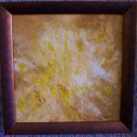 Emma Kay Robinson "Mustard Seed" Oil on Canvas 15"x15"