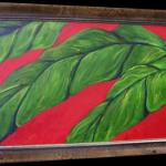 Emma Kay Robinson "Leaf Me Be" Oil on Canvas 30"x15"