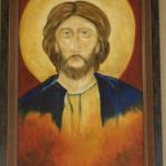 Emma Kay Robinson "Jesus the Man" Oil on Canvas 15"x30"