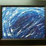 Hank Robinson "Wave" Oil on Canvas 12"x16"