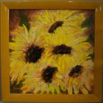 Emma Kay Robinson "Sunshine" Oil on Canvas 18"x18"